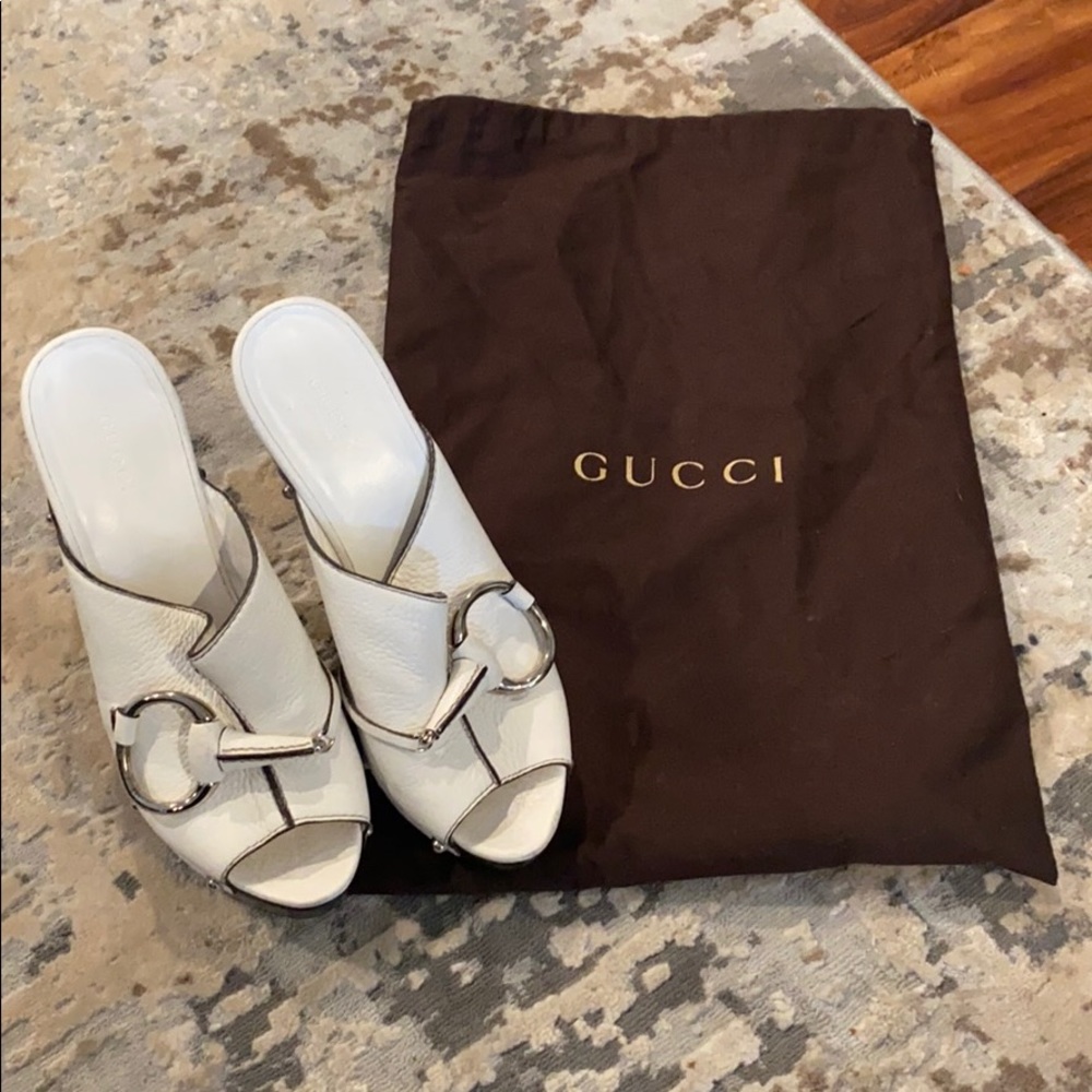 Gucci platform heels